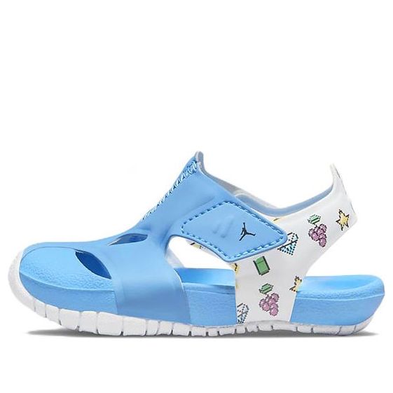 (TD) Air Jordan Flare 'University Blue Poison Lemon Yellow White' DM8972-417