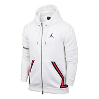 Air Jordan Flight Tech Athleisure Casual Sports Jacket White CK1343-100