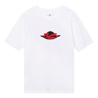 Air Jordan Basketball Athleisure Casual Sports Short Sleeve White AT8903-100