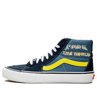Vans Supreme x SK8-HI 'Fuck The World - Navy' VN0A45JDSY2