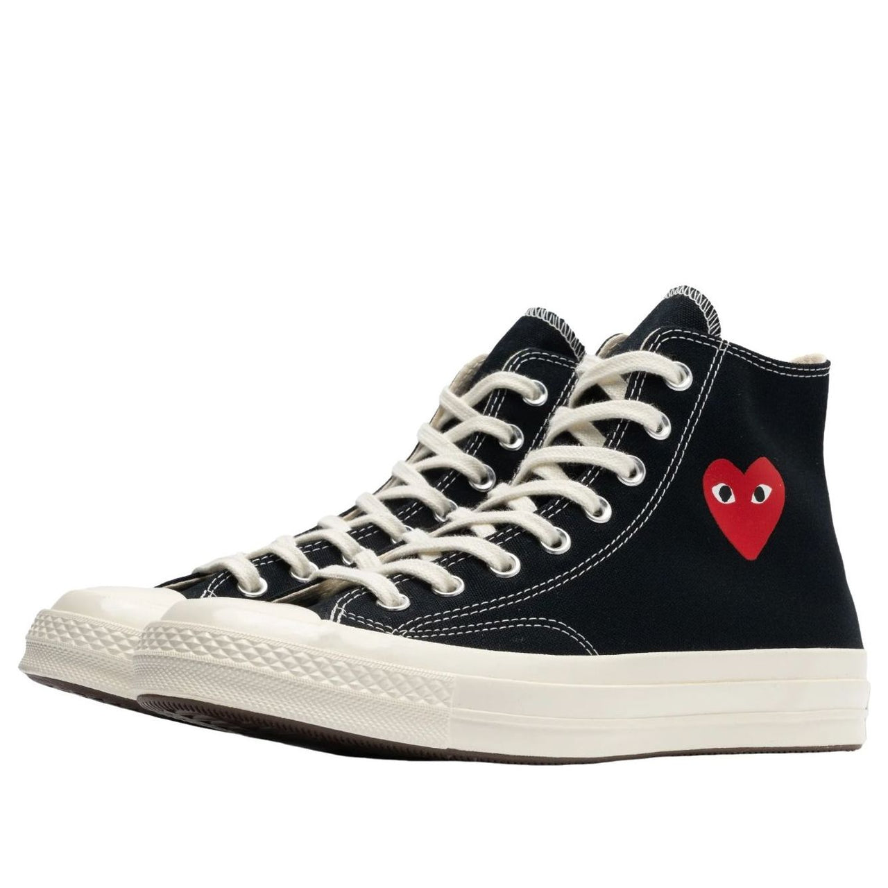 Converse x Comme des Garcons PLAY Chuck Taylor All Star 70 Hi 'Single Heart Black' A08801C