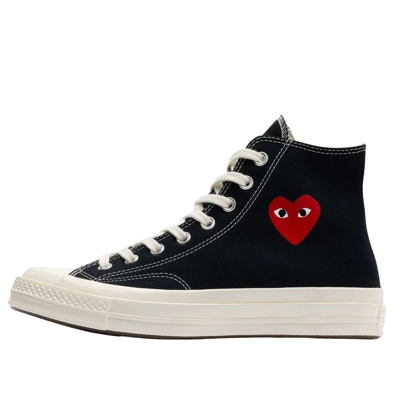 Converse x Comme des Garcons PLAY Chuck Taylor All Star 70 Hi 'Single Heart Black' A08801C