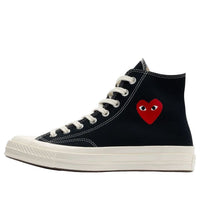 Converse x Comme des Garcons PLAY Chuck Taylor All Star 70 Hi 'Single Heart Black' A08801C