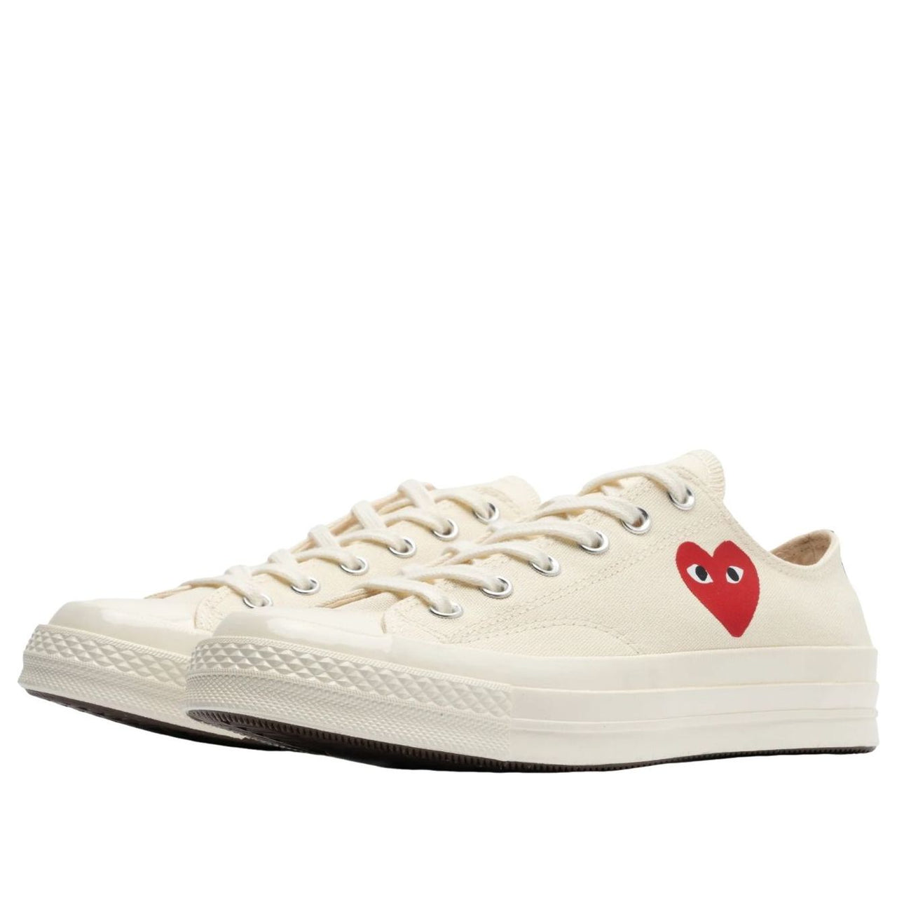 Converse x Comme des Garcons PLAY Chuck Taylor All Star 70 Ox 'Single Heart Milk' A08805C