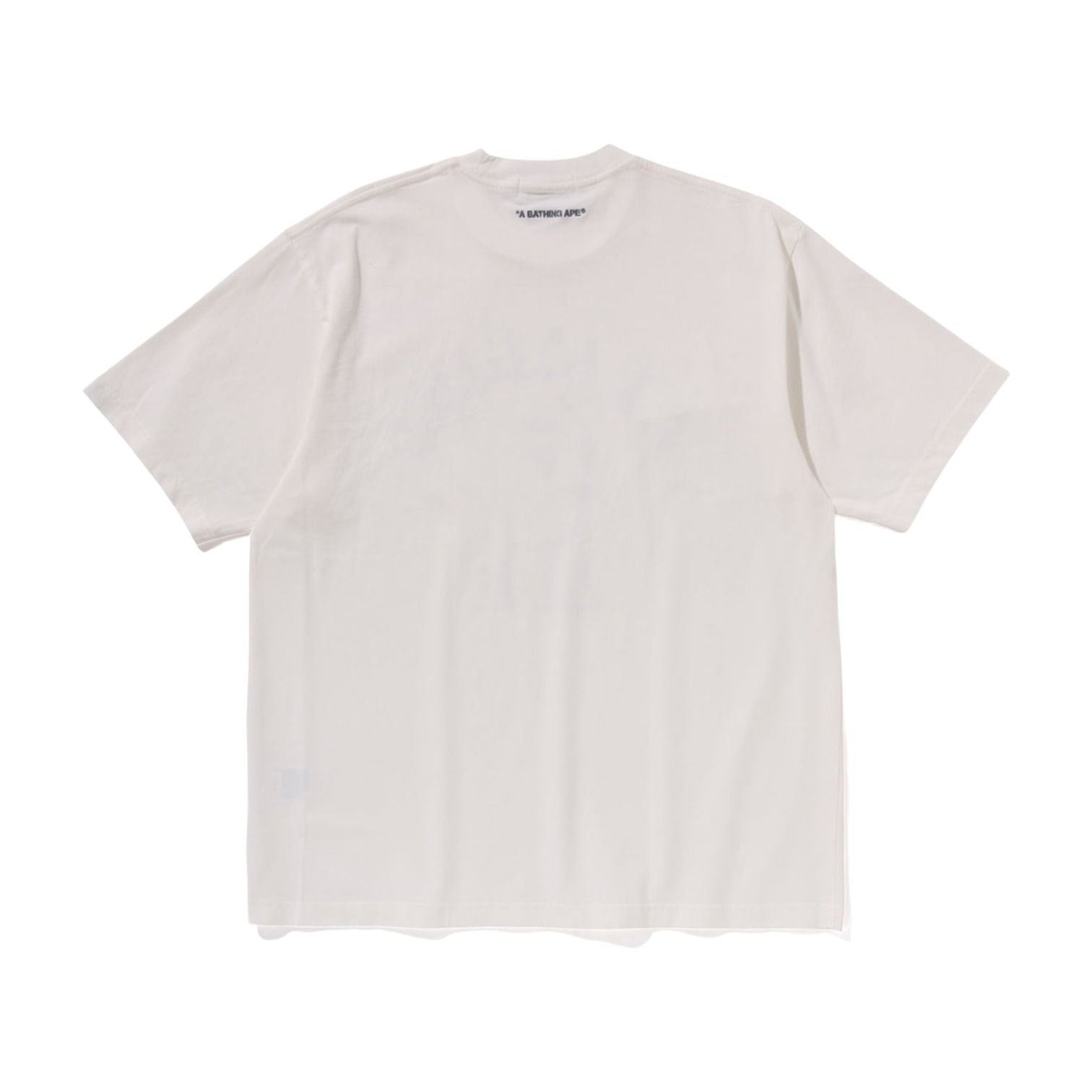 A Bathing Ape Garment Dye Spray Print College Relaxed Fit T-Shirt 'Ivory' 1L30-109-345-IVRY
