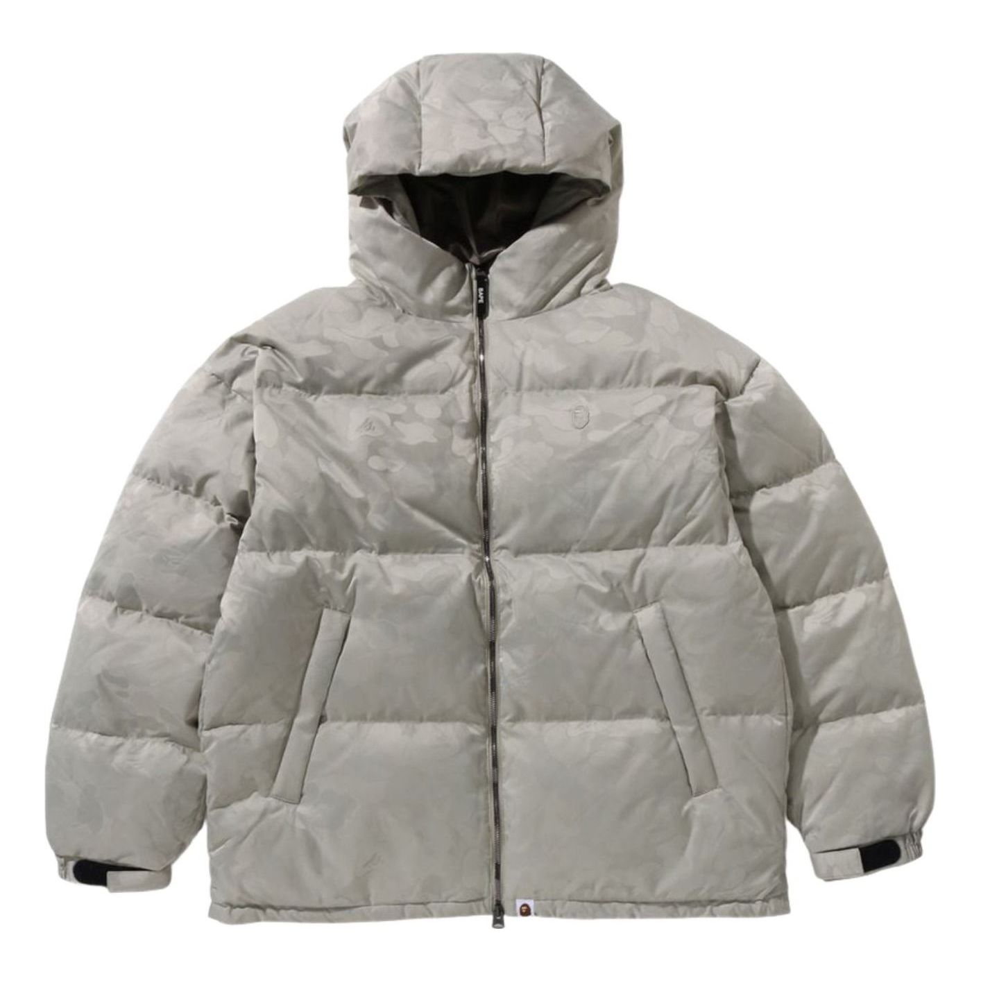 A Bathing Ape Solid Camo Jacquard Jacket 'Beige' 1K80-144-001-BGE