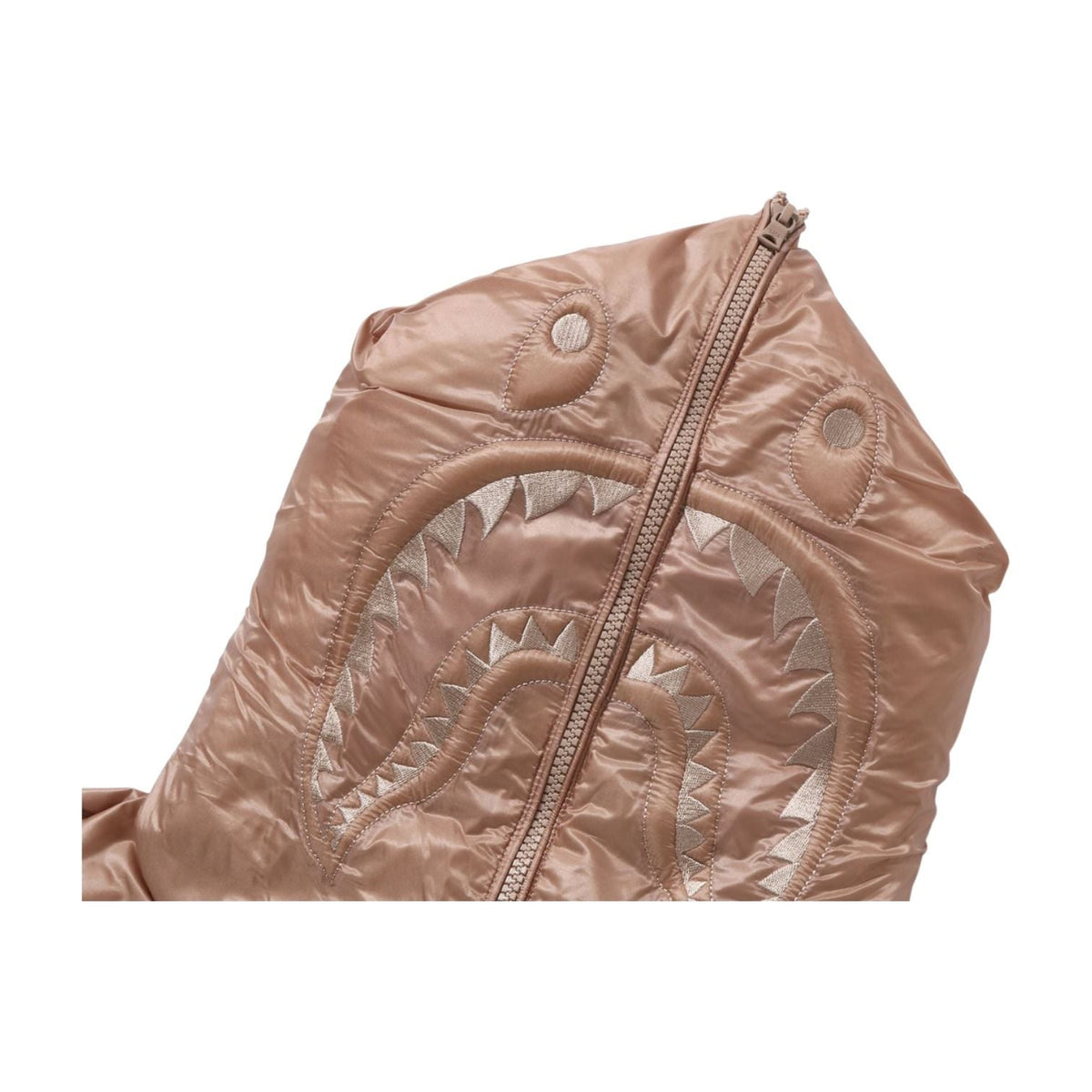 A Bathing Ape Shark Relaxed Fit Down Jacket 'Beige' 1K80-144-002-BGE