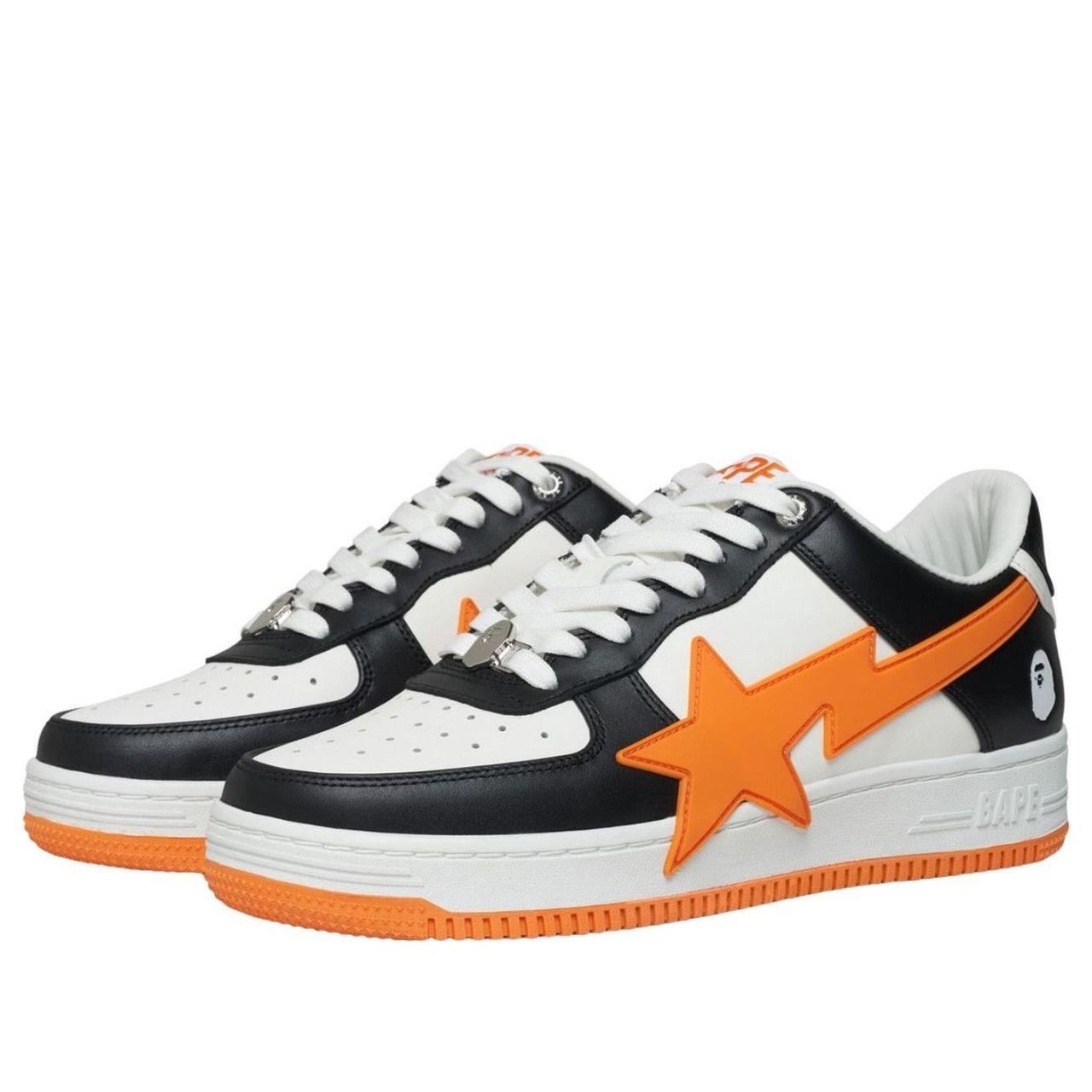 (WMNS) A Bathing Ape Sta OS #2 'Black Orange' 1K70-291-309-BLACK