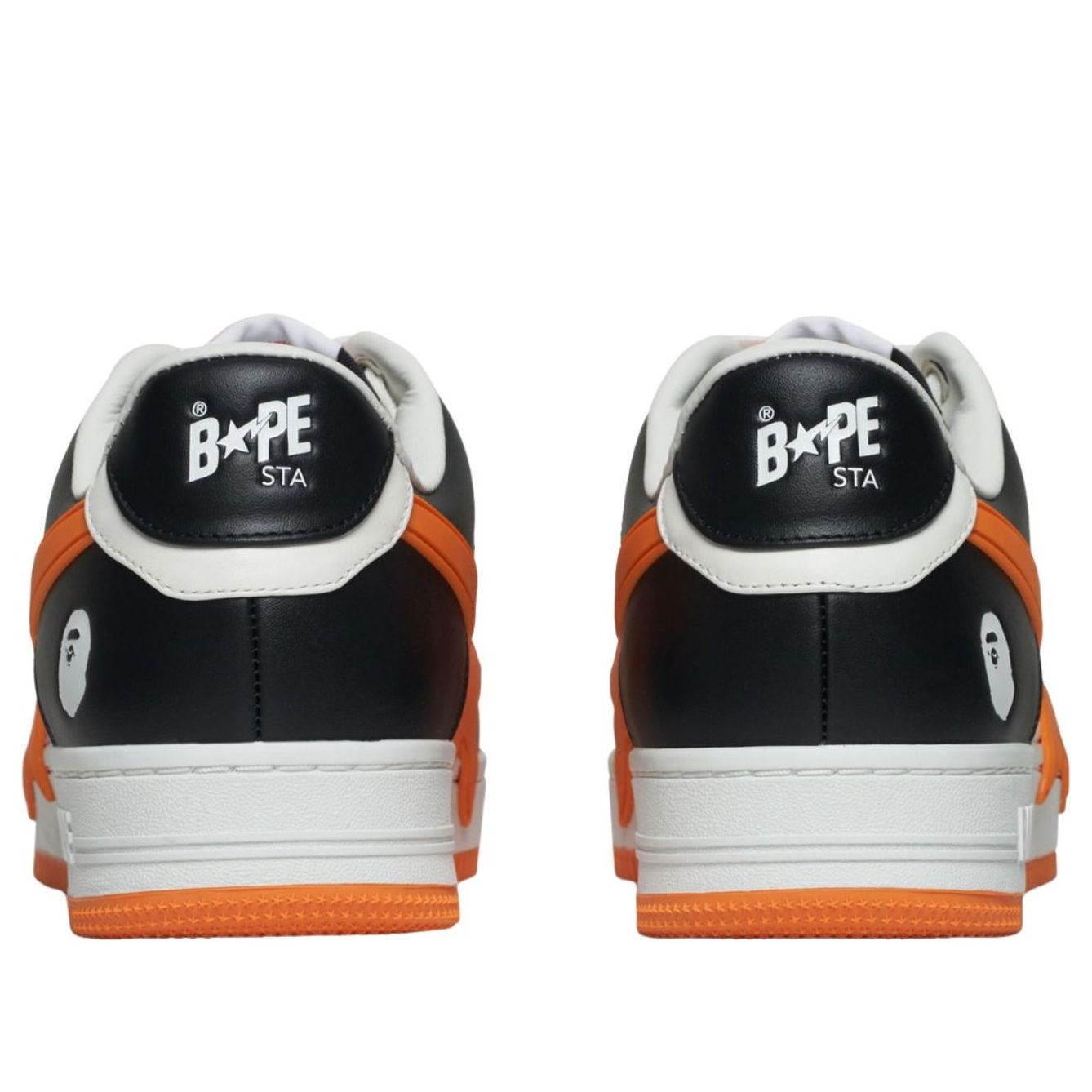 (WMNS) A Bathing Ape Sta OS #2 'Black Orange' 1K70-291-309-BLACK