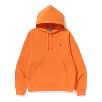 A Bathing Ape BAPE Ape Head One Point Relaxed Fit Pullover Hoodie 'Orange' 1J30-114-014-ORG