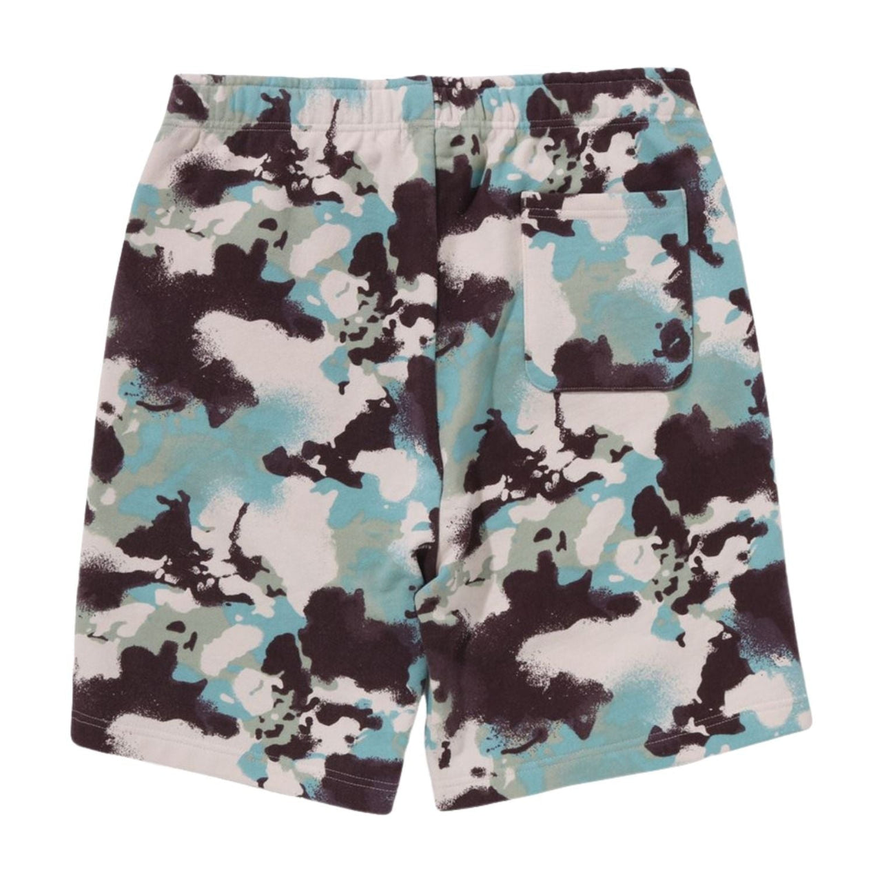 A Bathing Ape Map Camo Regular Fit Shark Sweat Shorts 'Multicolor' 1L30-153-001-MULTI
