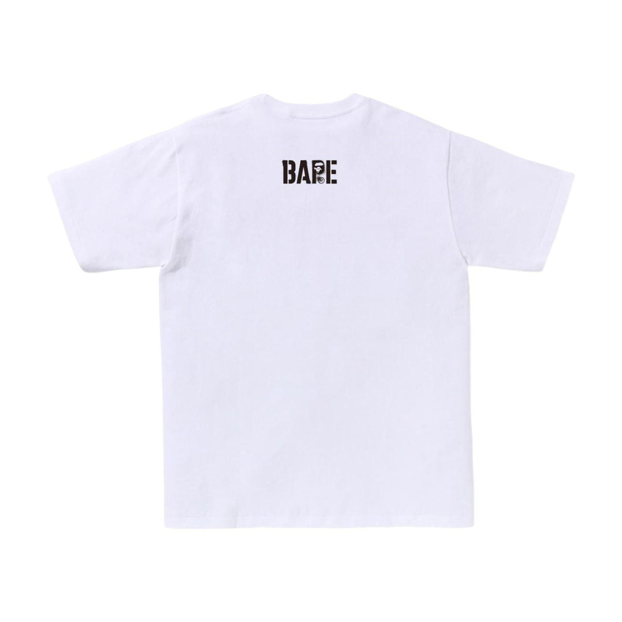 A Bathing Ape Map Camo Ape Head Shark T-Shirt 'White Multicolor' 1L30-110-023-WHTMLT