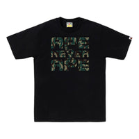 A Bathing Ape Trial Camo Asnka T-Shirt 'Black Green' 1L30-110-036-BLKGRN