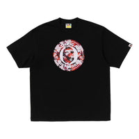 A Bathing Ape Map Camo Busy Works Relaxed Fit T-Shirt 'Black' 1L30-110-320-BLK