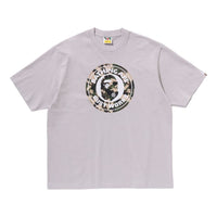 A Bathing Ape Map Camo Busy Works Relaxed Fit T-Shirt 'Gray' 1L30-110-320-GRY