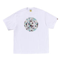 A Bathing Ape Map Camo Busy Works Relaxed Fit T-Shirt 'White' 1L30-110-320-WHT