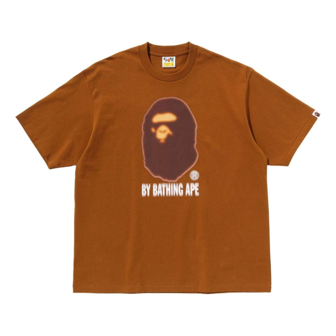 A Bathing Ape Blur By Bathing Ape Relaxed Fit T-Shirt 'Beige' 1L30-110-343-BGE