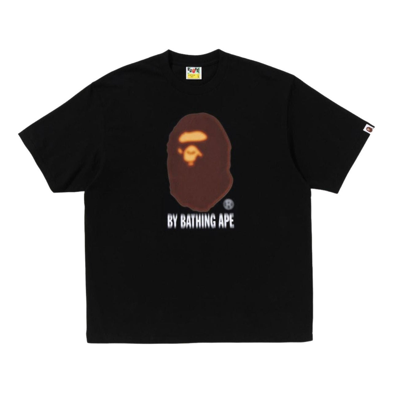 A Bathing Ape Blur By Bathing Ape Relaxed Fit T-Shirt 'Black' 1L30-110-343-BLK