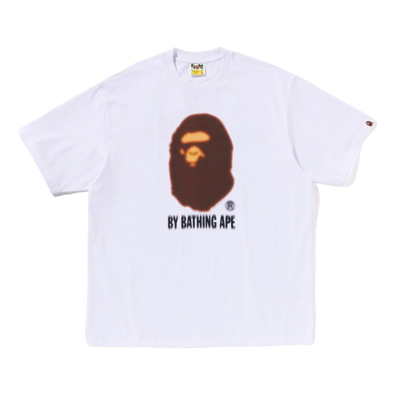 A Bathing Ape Blur By Bathing Ape Relaxed Fit T-Shirt 'White' 1L30-110-343-WHT