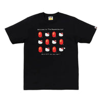 (WMNS) A BATHING APE x HELLO KITTY T-Shirt 'Black' 1M23-210-903-BLK