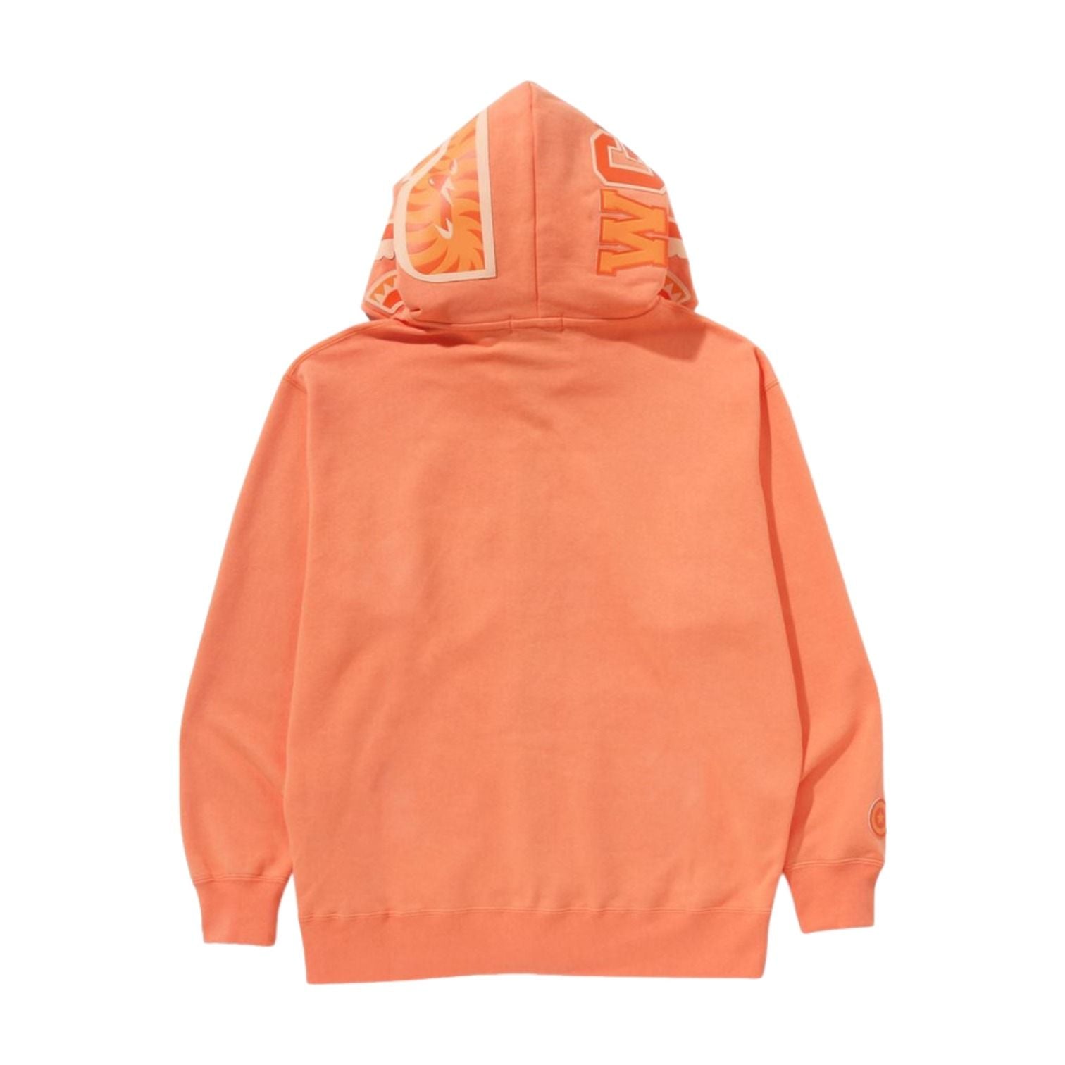 A BATHING APE One Point Ape Head Shark Relaxed Fit Full Zip Hoodie 'Orange' 1K80-115-305-ORANGE