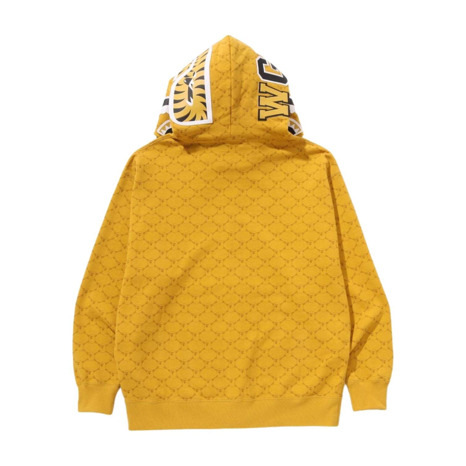 A Bathing Ape Map Camo Shark Full Zip Hoodie 'Yellow' 1L30-115-314-YEL