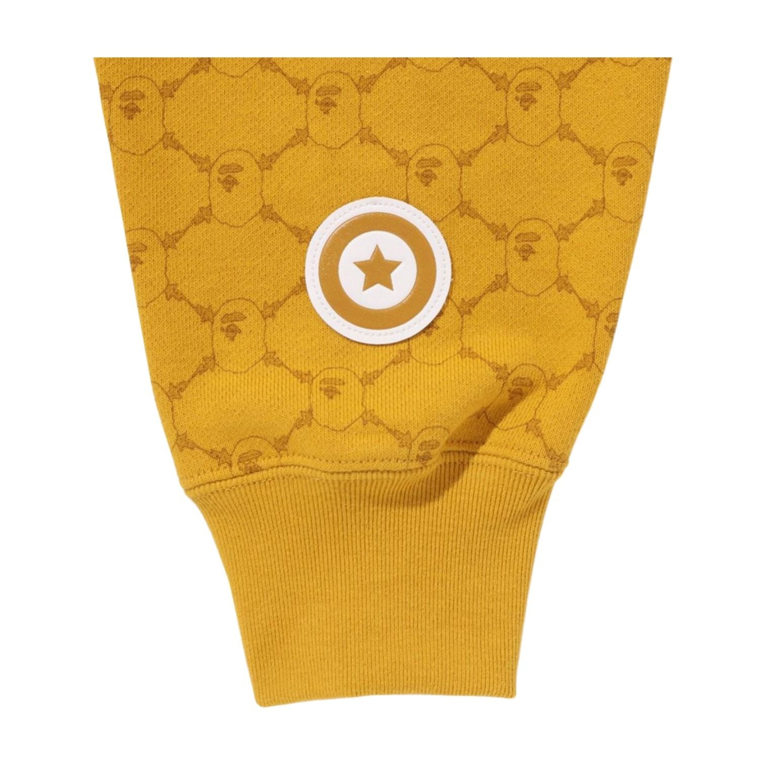 A Bathing Ape Map Camo Shark Full Zip Hoodie 'Yellow' 1L30-115-314-YEL