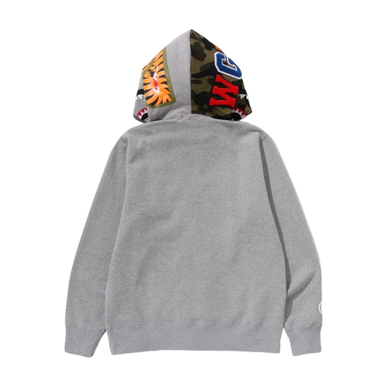 A Bathing Ape Shark Full Zip Hoodie 'Gray' 1L70-115-005-GRY
