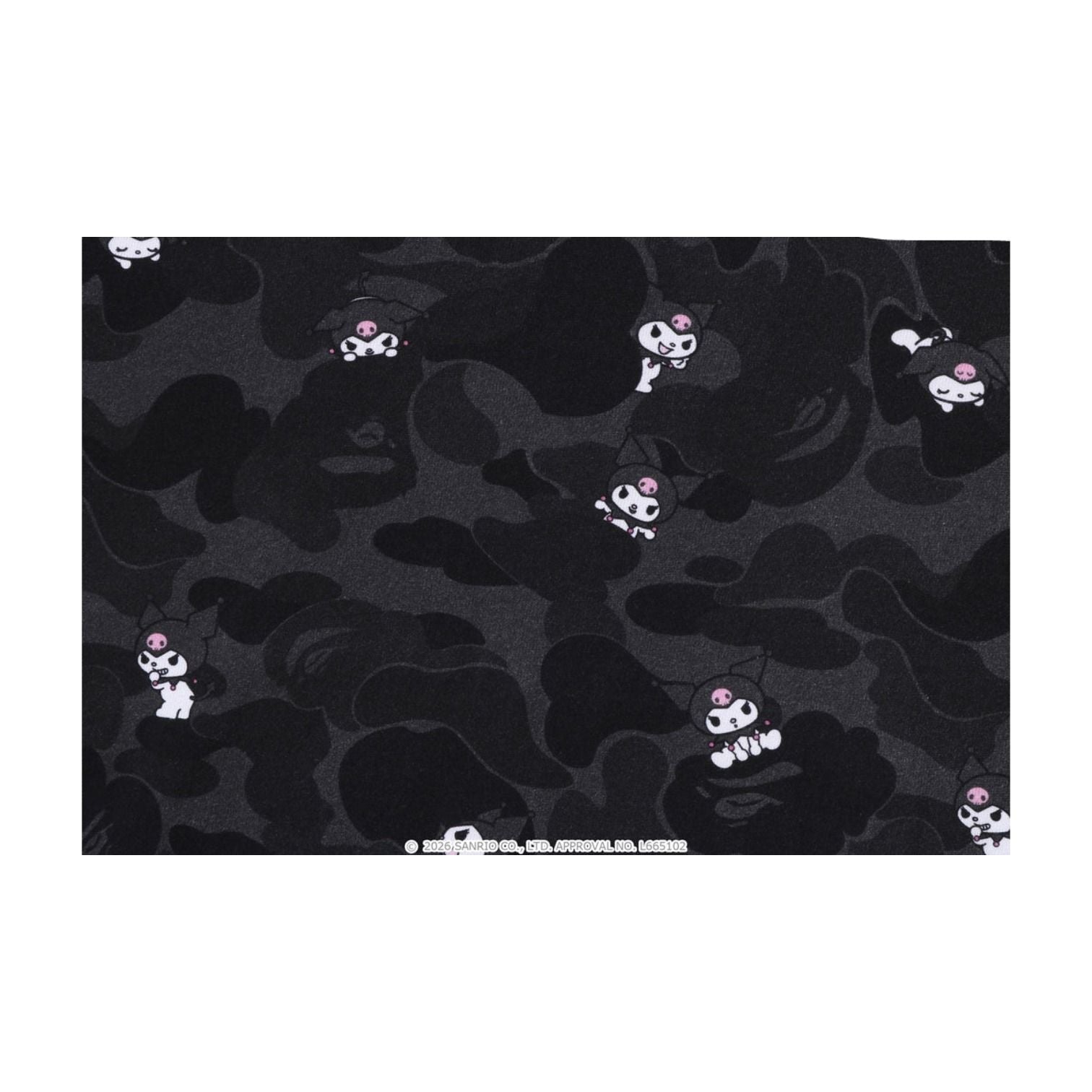 (WMNS) A Bathing Ape x Kuromi Camo Full Zip Hoodie 'Black' 1M23-215-901
