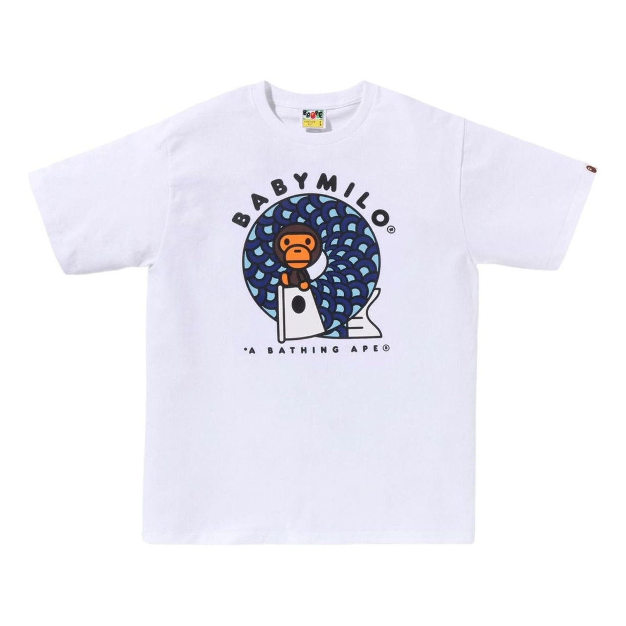A Bathing Ape Koinobori On Baby Milo T-Shirt 'White' 2L22-110-008-WHT
