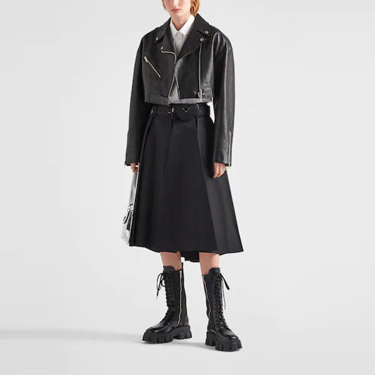 PRADA Cropped Coats Women's Black