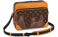 LOUIS VUITTON X Nigo Nil Messenger Damier Ebene Giant Brown