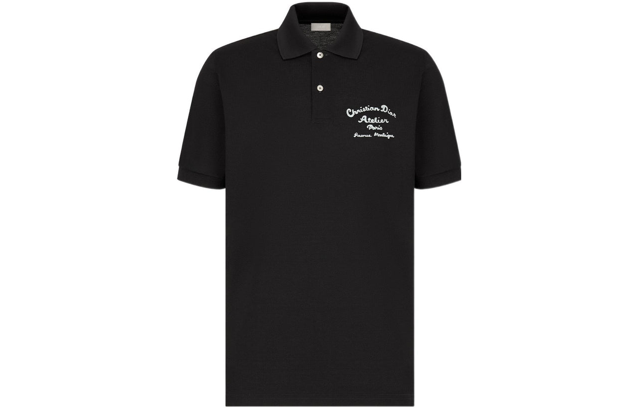 DIOR Quarterly New Products Polo Shirts Men Black