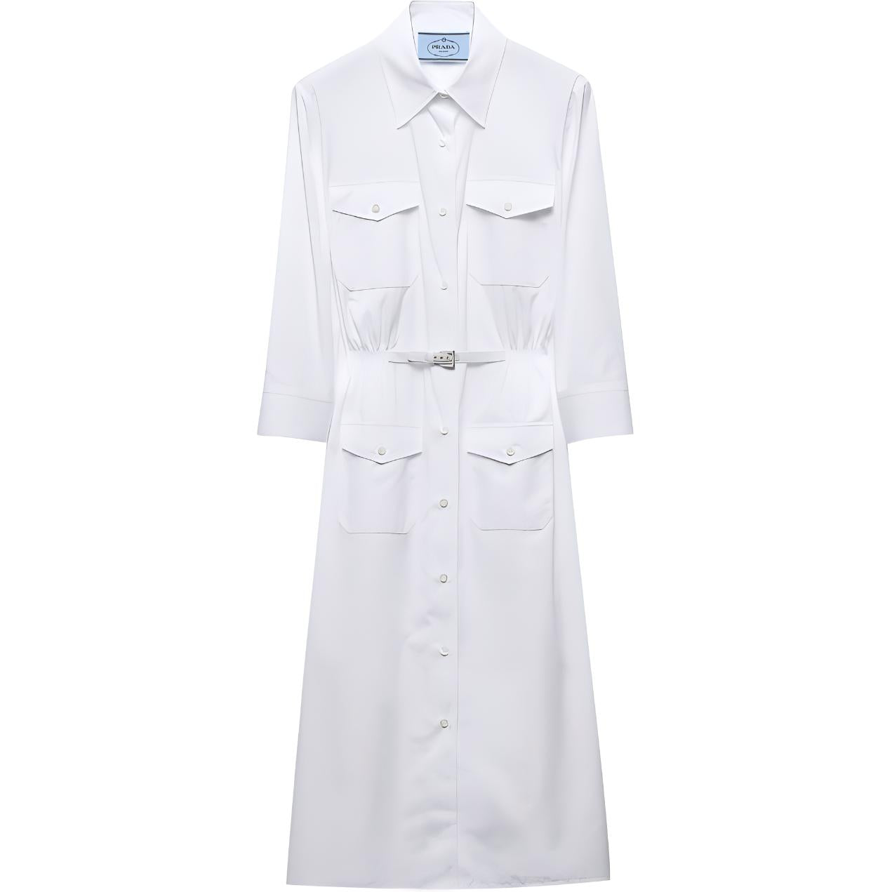 PRADA Poplin Shirt Dress