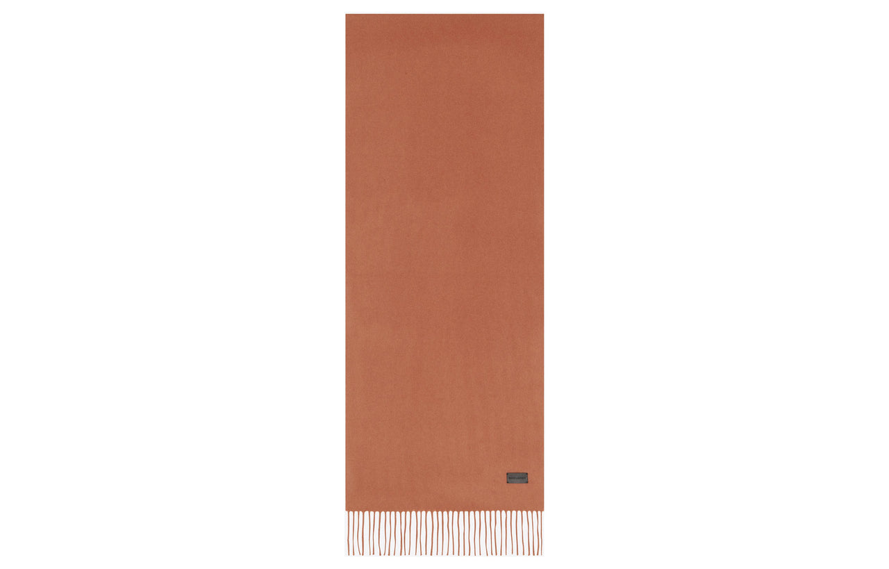 SAINT LAURENT Knit Scarves Women's Red Brown