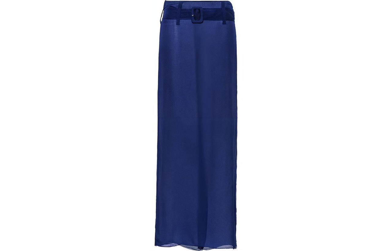 PRADA Casual Long Skirts Women's Blue
