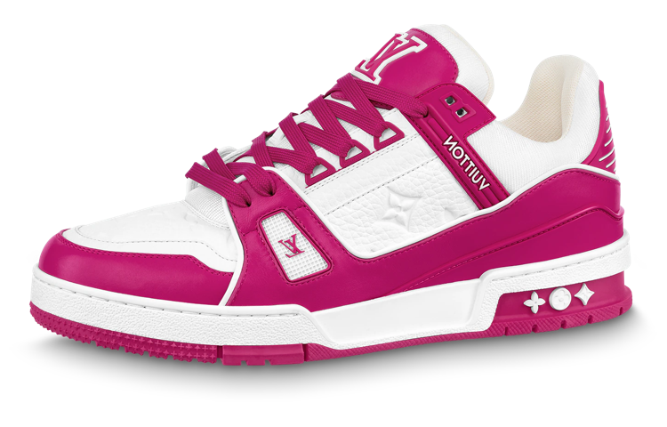 LOUIS VUITTON Lv Trainers 'White Hot Pink'