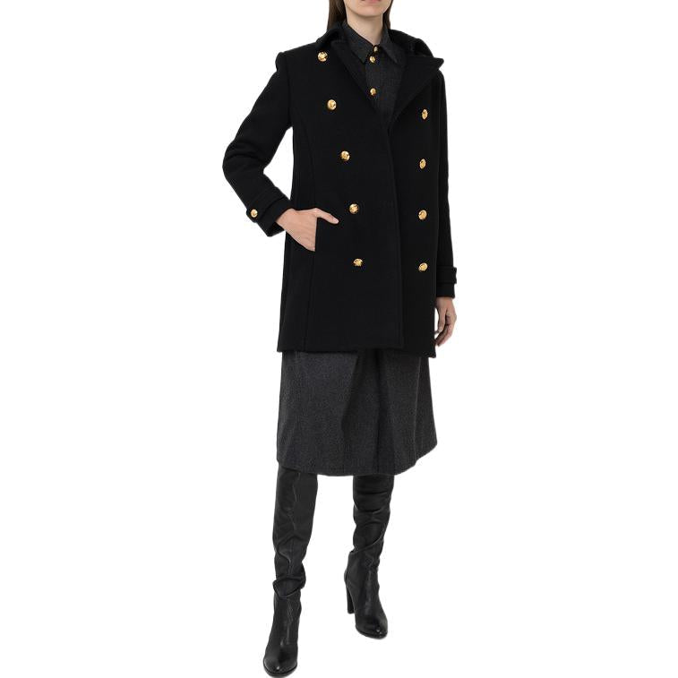 CELINE Coats Women's Black