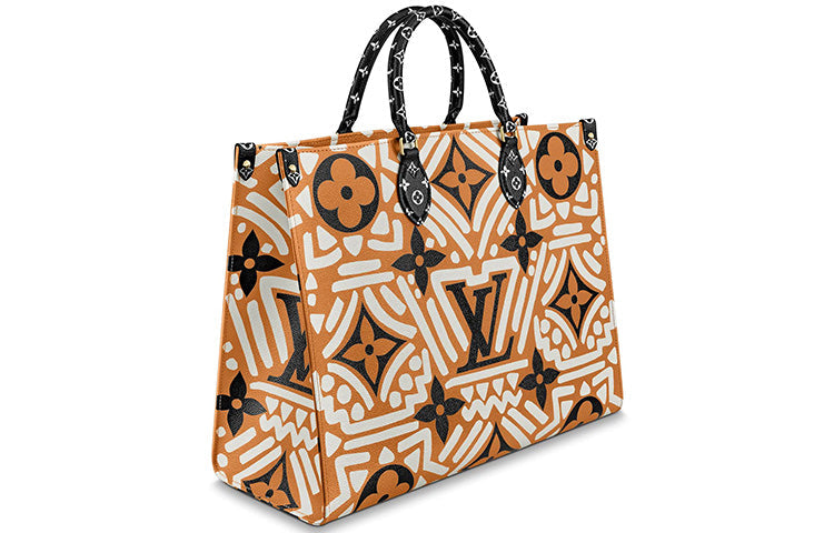 LOUIS VUITTON Crafty Onthego Gm Caramel/Cream