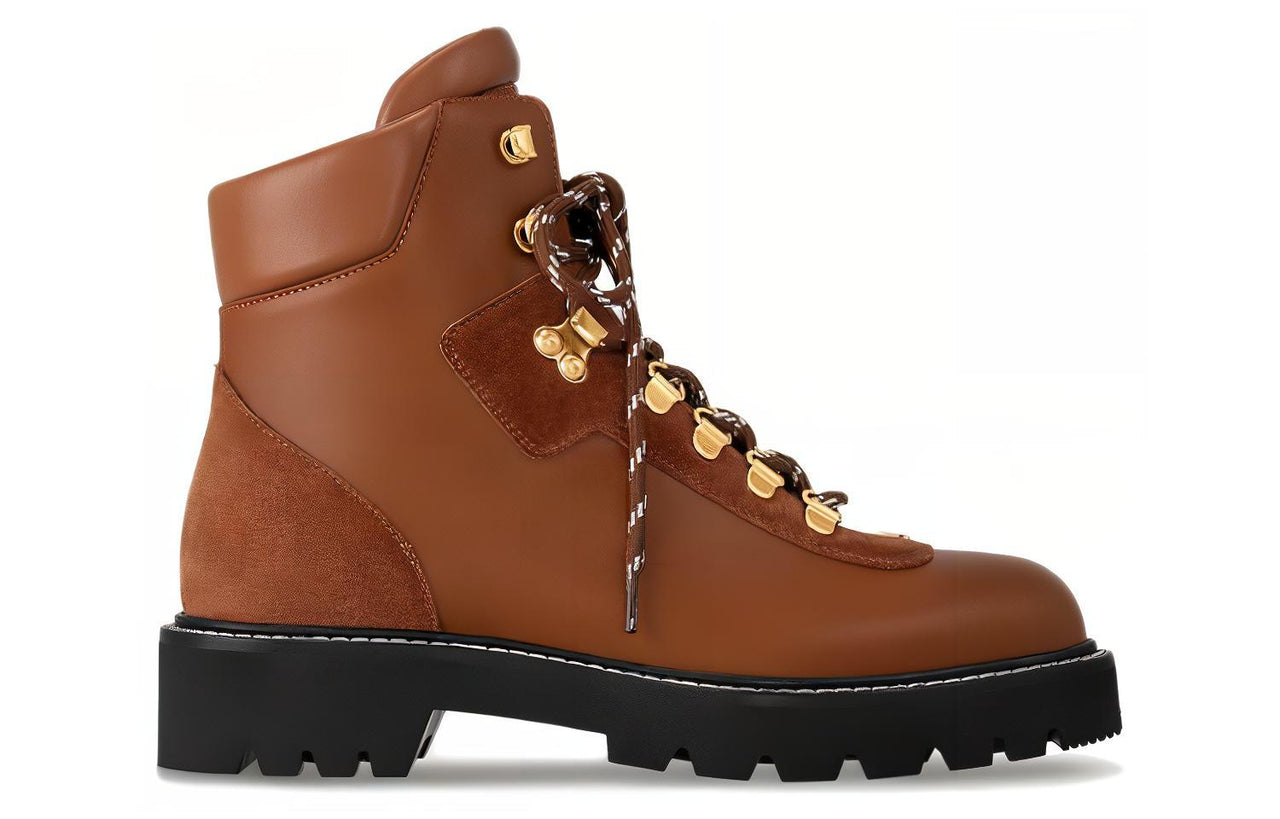 LOUIS VUITTON Territory Short Martin Boot Women's Brown
