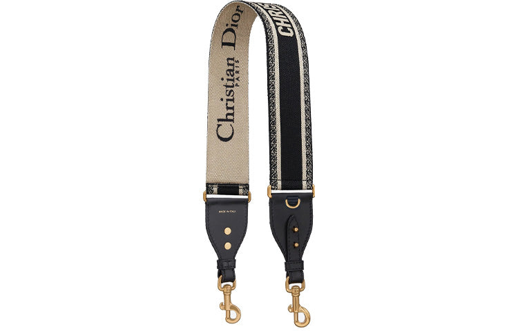 DIOR Cow Leather Bag Strap Shoulder Strap Unisex Multicolor