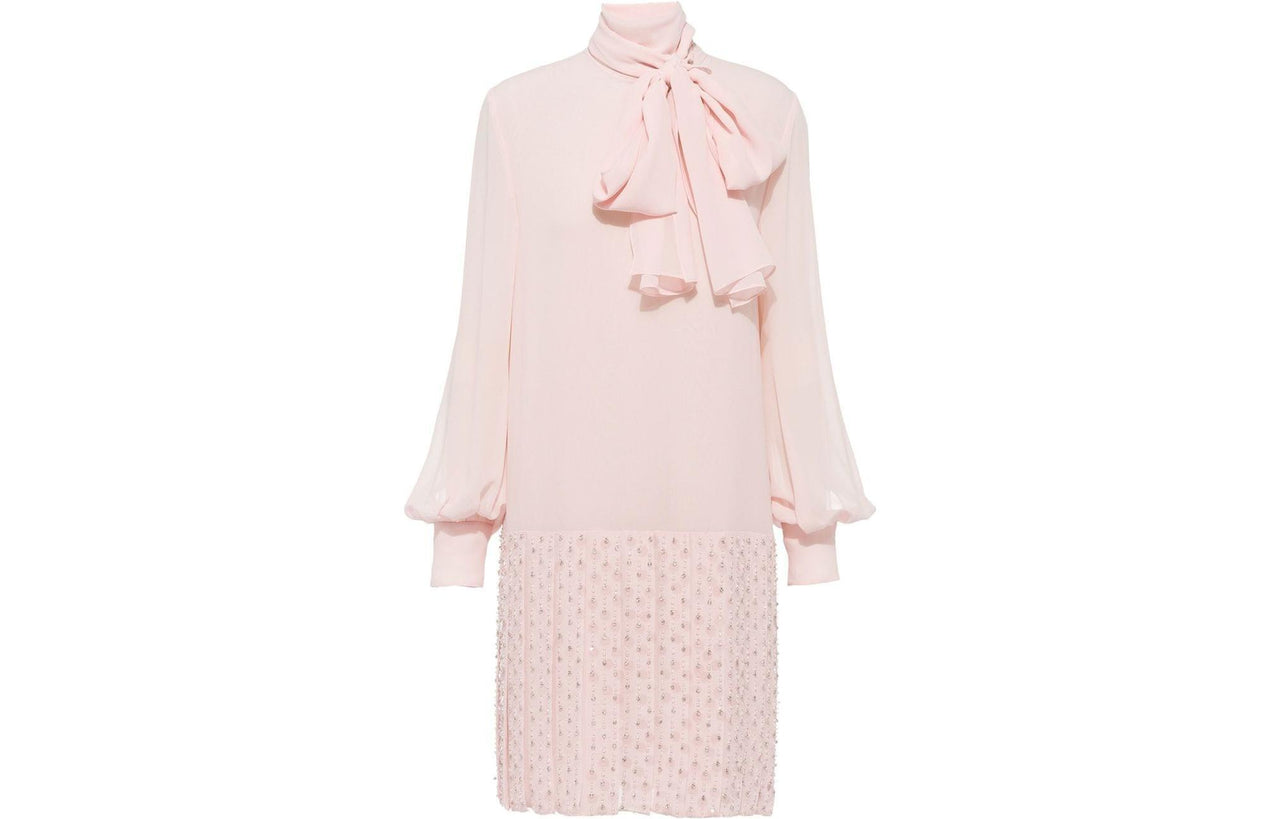 MIU MIU Long-Sleeved Dresses Women's Pink