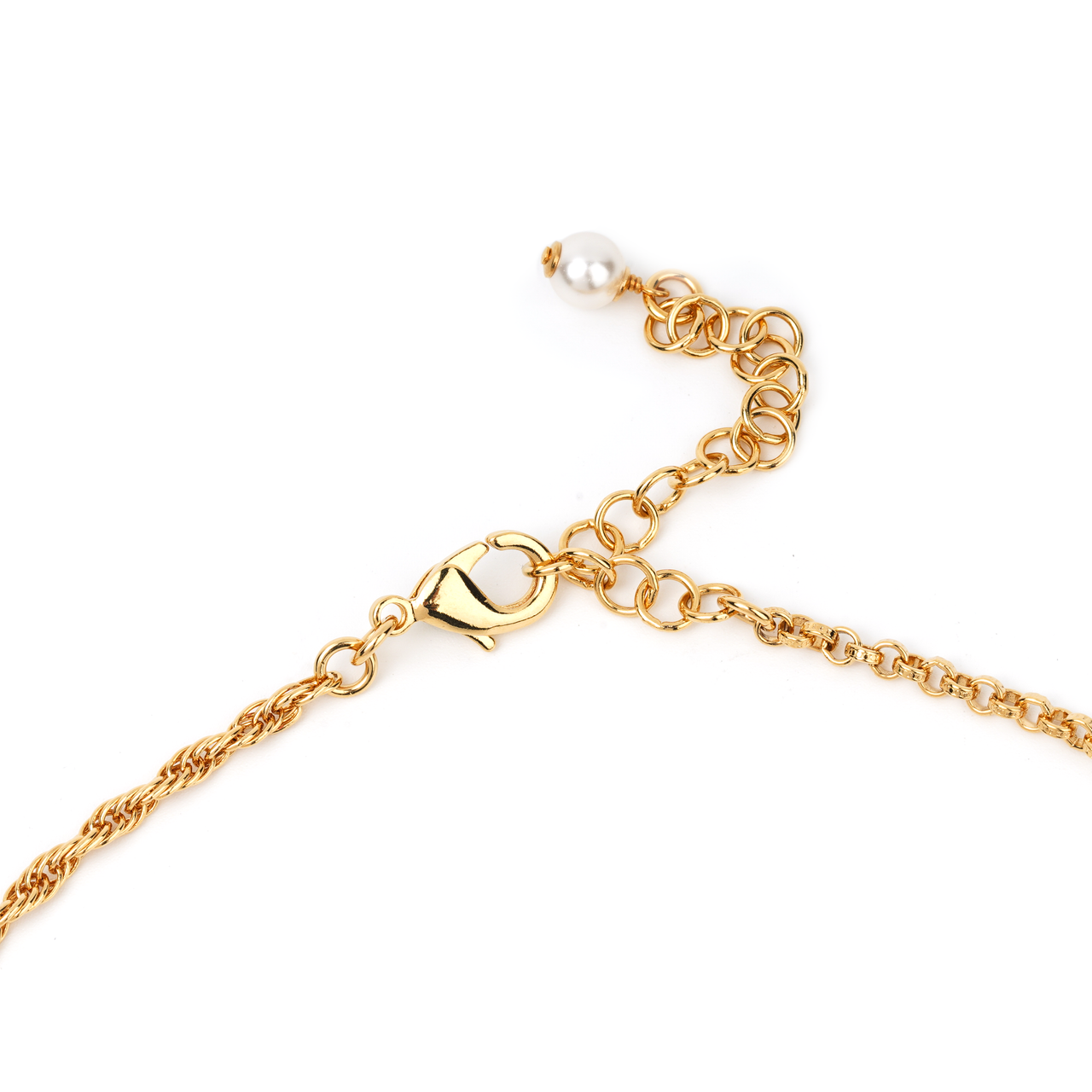 CHANEL Necklaces Women's Gold