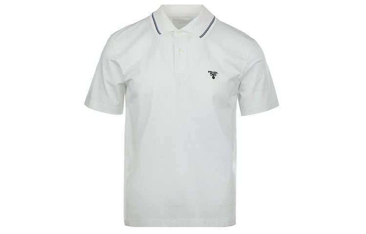 PRADA SS22 Polo Shirt Men's White