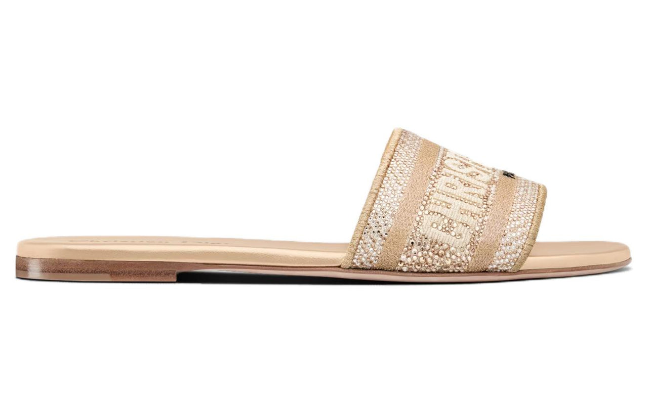 DIOR Dway Stylish Sandals Women's Gold