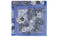PRADA Silk Scarves Women's Light Blue