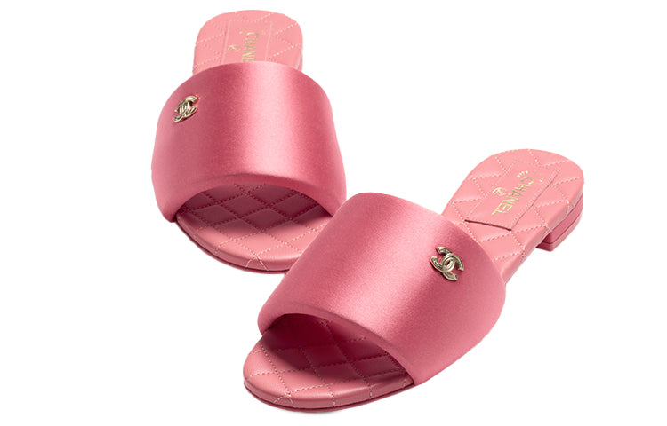 CHANEL Stylish Sandals Women's Pink