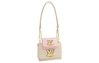 LOUIS VUITTON Twist Epi Cow Leather Combination Bag, Shoulder Bag, Crossbody Bag Women's Beige