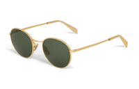 CELINE Metal Round Sunglasses Men's Gold