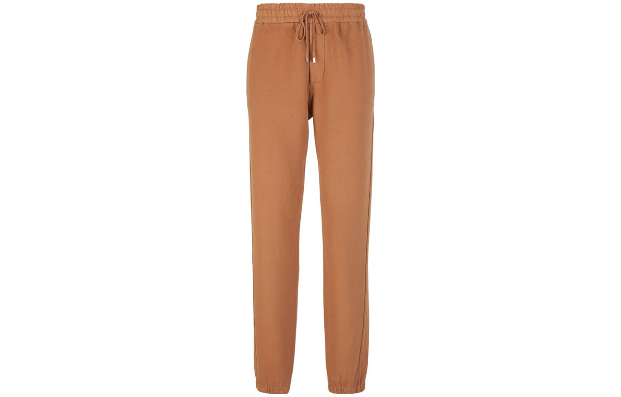 SAINT LAURENT Drawstring waistband Cotton Track Pants